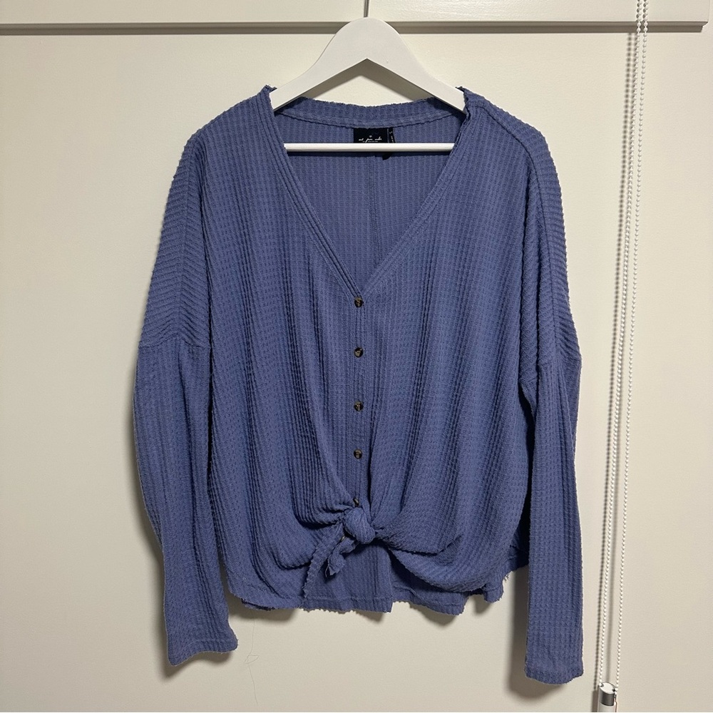 Out From Under Waffle Knit Cardigan